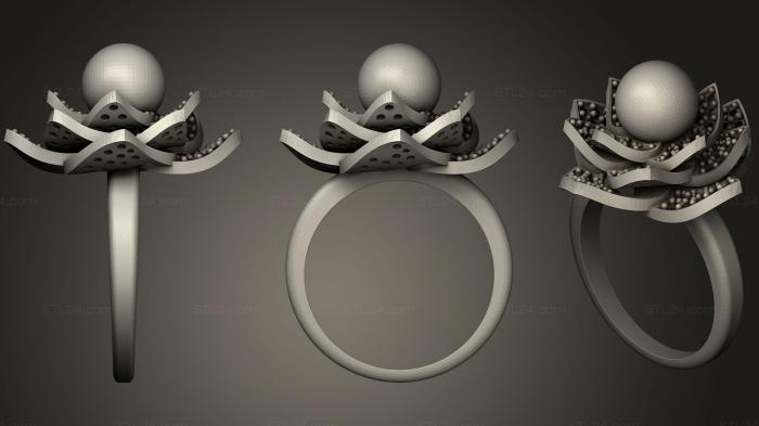 Ювелирные перстни и кольца (Кольцо 251, JVLRP_0733) 3D модель для ЧПУ станка